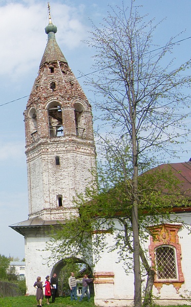 Колокольня Благовещенской церкви до реставрации