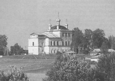 Шелотская Троицкая церковь. Современный снимок.
