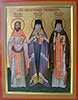 Икона «Святые новомученики Грязовецкие»
Дерево, паволока, левкас, темпера
