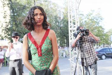 Представительница известной итальянской кинодинастии Оливия Маньяни на красной дорожке VOICES