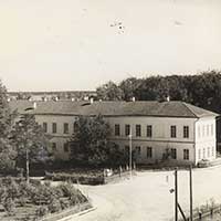 Вид на здания лесотехнического техникума. Фото 1969-1970 гг.
