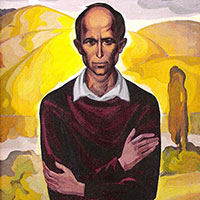 Портрет Николая Рубцова, 1970 г. Худ. В. Малыгин