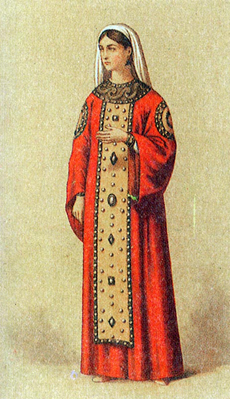 Одежда в 13 веке