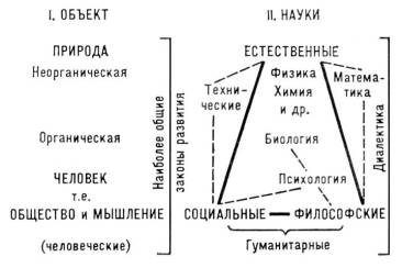 Какие существуют классификации современных наук