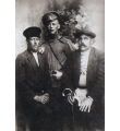 Алексей Ганин с отцом и дядей