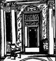 Колонный зал в с. Никольское гравюра 1918 год //Север. – 1923. - №3/4