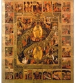 Икона «Воскрешение и сошествие во ад, с клеймами страстей». 1692 г. Реставратор А. А. Рыбаков