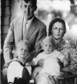 П. А. Сорокин с семьей