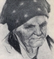 Шильниковский Е. П. Портрет бабушки. Офорт. 1915 г.
