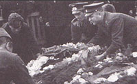 Захоронение останков в 1966 г..