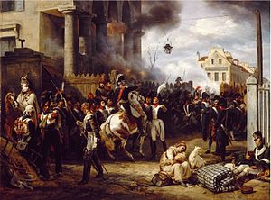В  этот день в 1814 году русские войска и их союзники вступили в Париж. Европа  была освобождена от владычества Наполеона.
