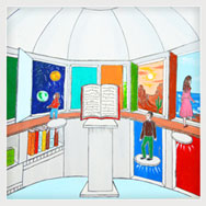 Торжественное подведение итогов Областного конкурса детского рисунка «Библиотека сегодня и через 100 лет»
